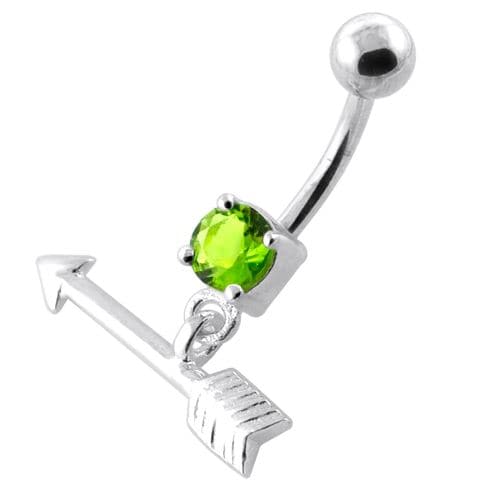 Trendy Arrow belly piercing ring - Monster Piercing