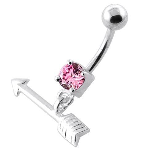 Trendy Arrow belly piercing ring - Monster Piercing