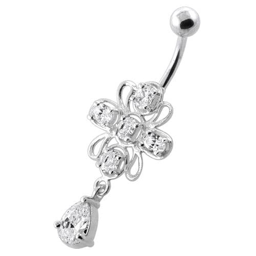 Fancy Jeweled Belly button piercing - Monster Piercing