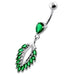 Fancy Jeweled cute belly button ring - Monster Piercing