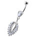 Fancy Jeweled cute belly button ring - Monster Piercing