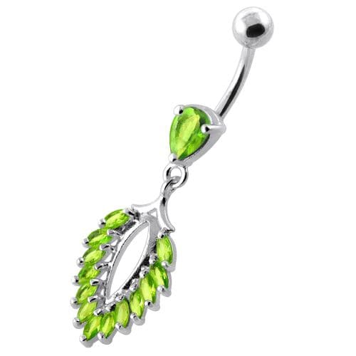 Fancy Jeweled cute belly button ring - Monster Piercing