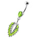 Fancy Jeweled cute belly button ring - Monster Piercing