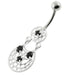 Fancy Jeweled belly button rings - Monster Piercing