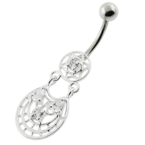 Fancy Jeweled belly button rings - Monster Piercing