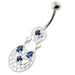 Fancy Jeweled belly button rings - Monster Piercing