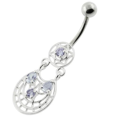 Fancy Jeweled belly button rings - Monster Piercing