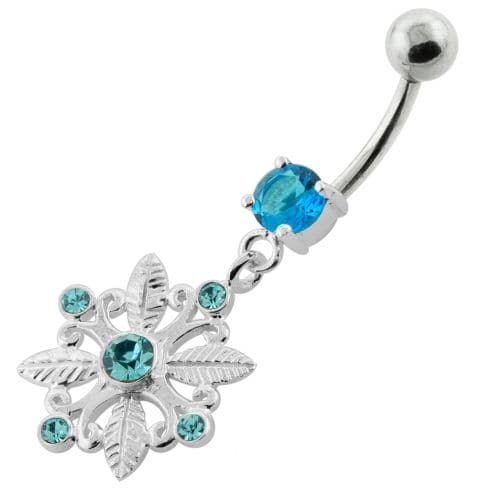 Fancy Jeweled belly button jewellery - Monster Piercing