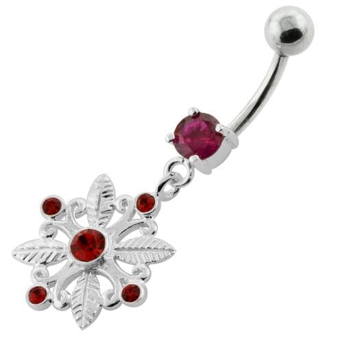 Fancy Jeweled belly button jewellery - Monster Piercing