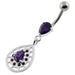 Tear Drop Patten Navel Belly piercing - Monster Piercing