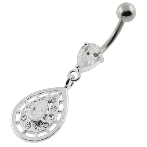 Tear Drop Patten Navel Belly piercing - Monster Piercing