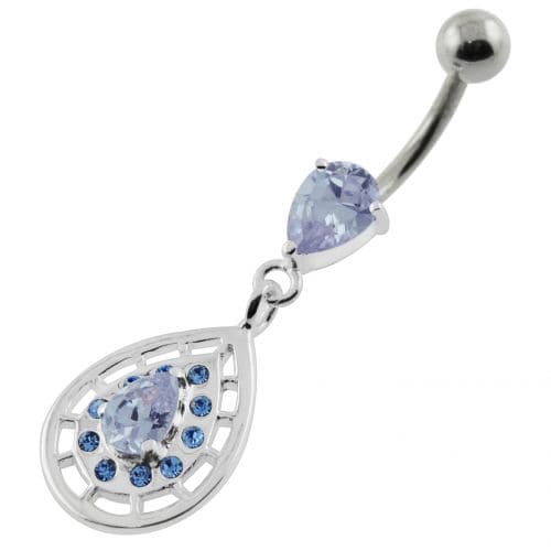 Tear Drop Patten Navel Belly piercing - Monster Piercing