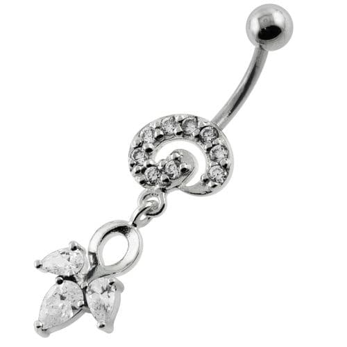 Fany Multi Jeweled Navel Belly Button Piercing - Monster Piercing