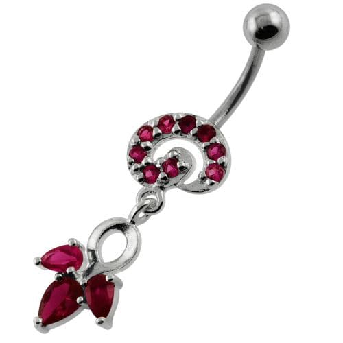 Fany Multi Jeweled Navel Belly Button Piercing - Monster Piercing