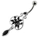 Flower in a open Pot Navel Belly Piercing - Monster Piercing