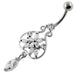 Flower in a open Pot Navel Belly Piercing - Monster Piercing