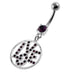 Jeweled Word LOVE Navel Belly Button Piercing - Monster Piercing