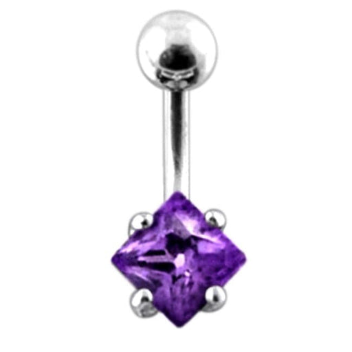 Jeweled Star Design Belly Ring - Monster Piercing