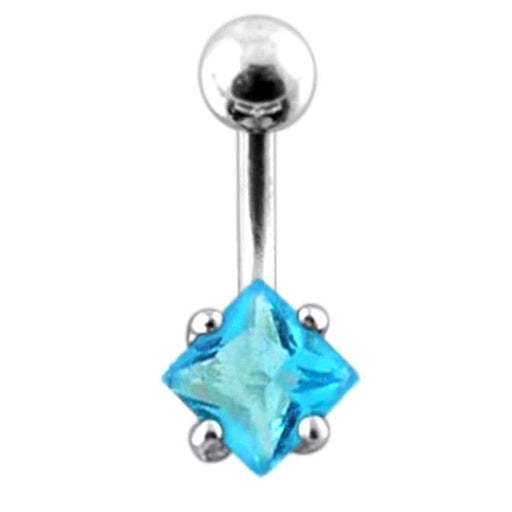 Jeweled Star Design Belly Ring - Monster Piercing