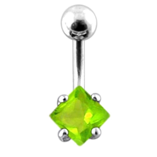 Jeweled Star Design Belly Ring - Monster Piercing