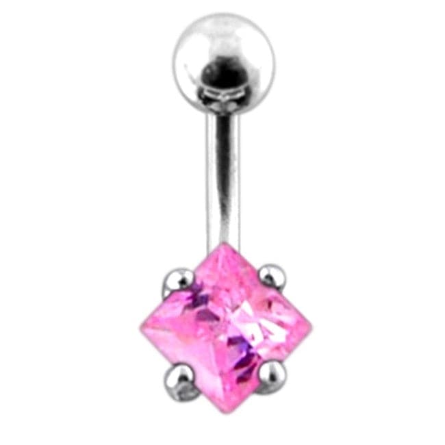 Jeweled Star Design Belly Ring - Monster Piercing