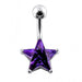 Jeweled Star Navel Body Jewelry - Monster Piercing