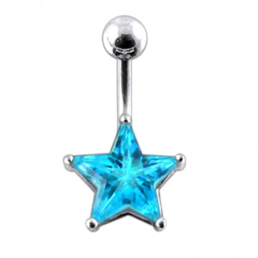 Jeweled Star Navel Body Jewelry - Monster Piercing