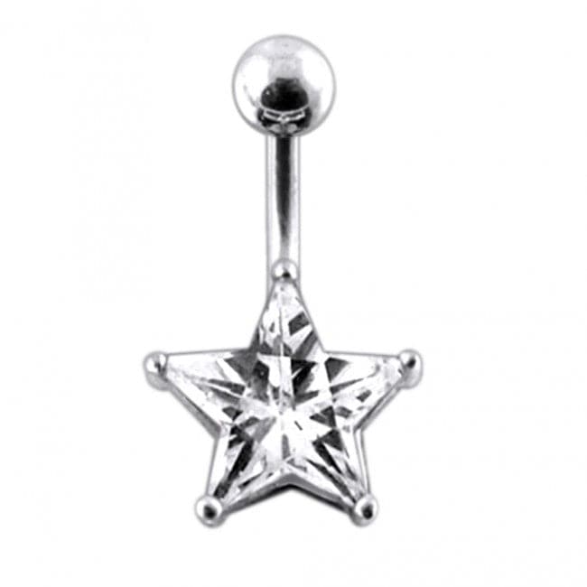 Jeweled Star Navel Body Jewelry - Monster Piercing