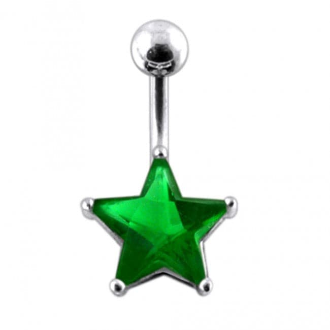 Jeweled Star Navel Body Jewelry - Monster Piercing