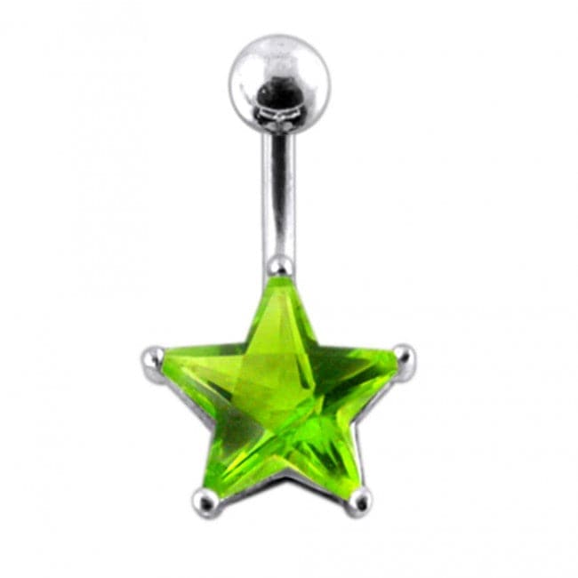 Jeweled Star Navel Body Jewelry - Monster Piercing