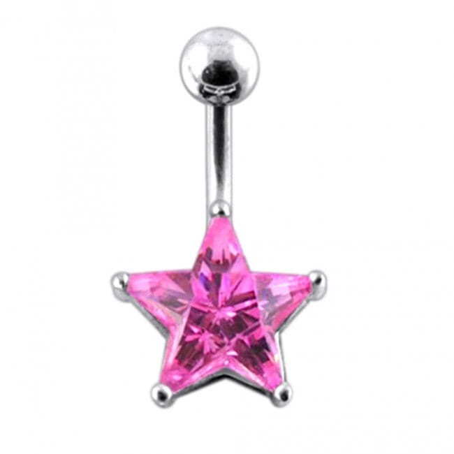 Jeweled Star Navel Body Jewelry - Monster Piercing