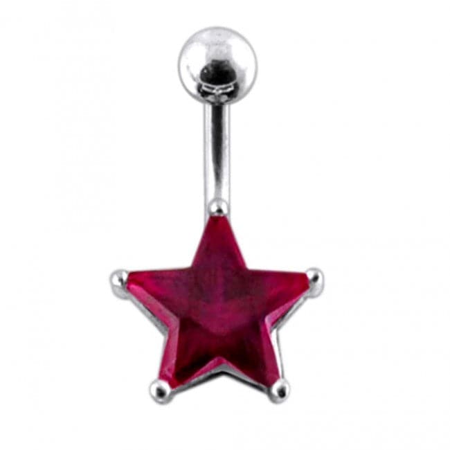 Jeweled Star Navel Body Jewelry - Monster Piercing