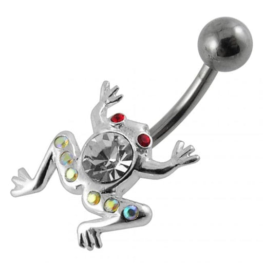 Jeweled Frog Navel Charm - Monster Piercing