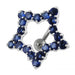 Jeweled Star Design Navel Ring - Monster Piercing