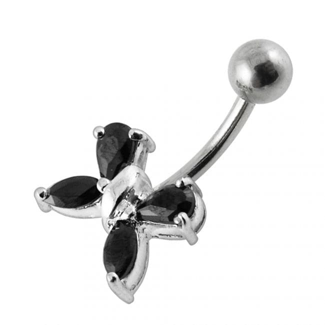 Flower Navel Belly Body Jewelry - Monster Piercing