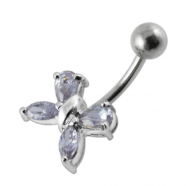 Flower Navel Belly Body Jewelry - Monster Piercing