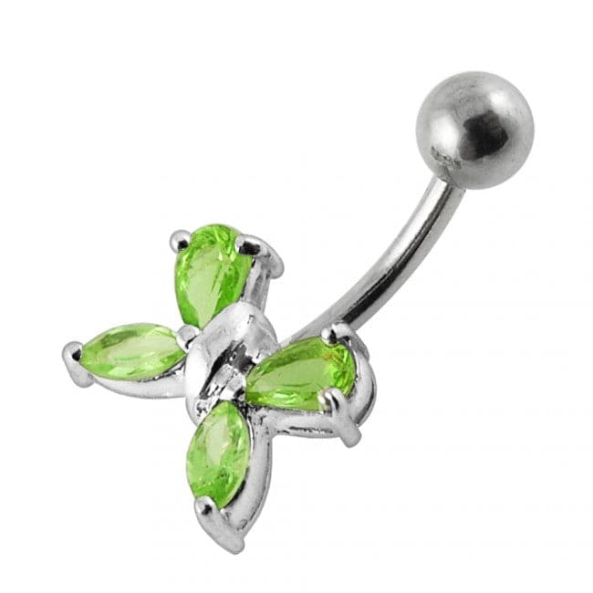 Flower Navel Belly Body Jewelry - Monster Piercing