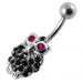 Jeweled Owl Navel Body Jewelry - Monster Piercing