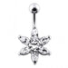 Jeweled Star Belly Button Ring - Monster Piercing