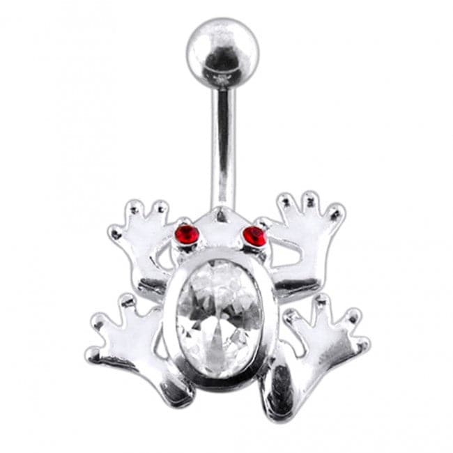 Jeweled Frog Navel Body Jewelry - Monster Piercing