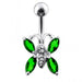 Jeweled Bug Belly Button Ring - Monster Piercing