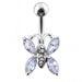 Jeweled Bug Belly Button Ring - Monster Piercing