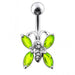 Jeweled Bug Belly Button Ring - Monster Piercing