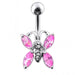 Jeweled Bug Belly Button Ring - Monster Piercing