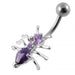 Jeweled Ant Navel Belly Bar - Monster Piercing