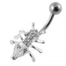 Jeweled Ant Navel Belly Bar - Monster Piercing