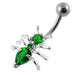 Jeweled Ant Navel Belly Bar - Monster Piercing