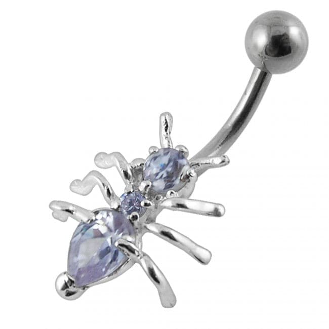 Jeweled Ant Navel Belly Bar - Monster Piercing