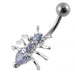 Jeweled Ant Navel Belly Bar - Monster Piercing