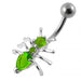 Jeweled Ant Navel Belly Bar - Monster Piercing